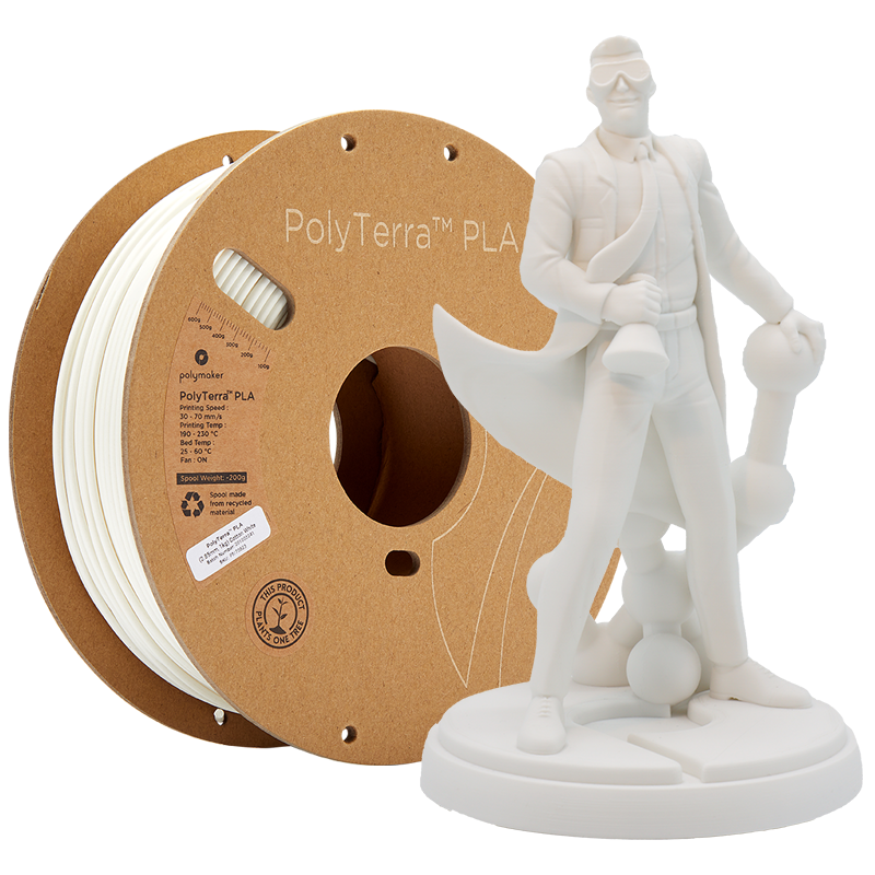Polymaker PolyTerra PLA Cotton White
