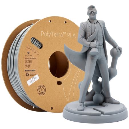 Polymaker PolyTerra PLA Fossil Grey